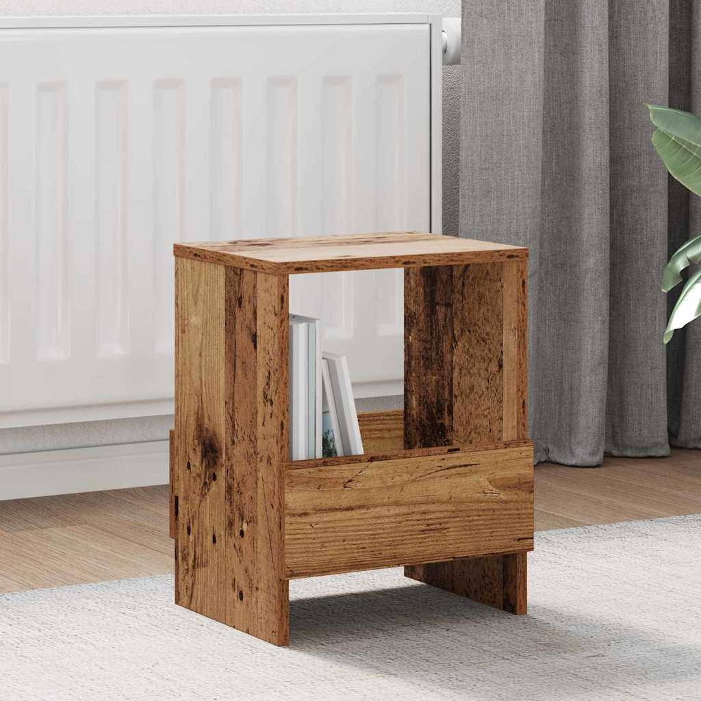 Magazinregal 2 Stk. Altholz 35 x 30 x 45 cm