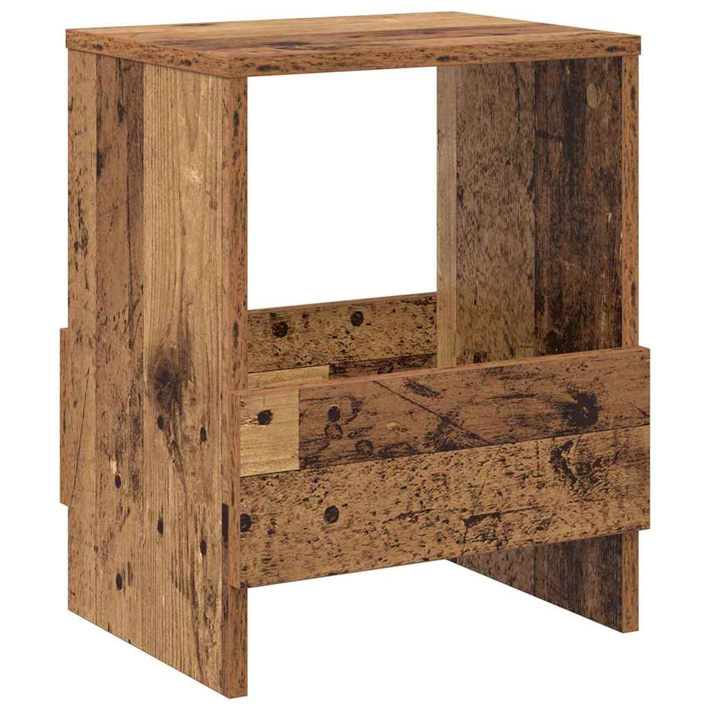 Magazinregal 2 Stk. Altholz 35 x 30 x 45 cm