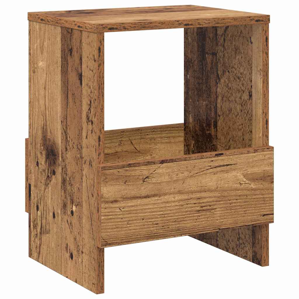 Magazinregal 2 Stk. Altholz 35 x 30 x 45 cm