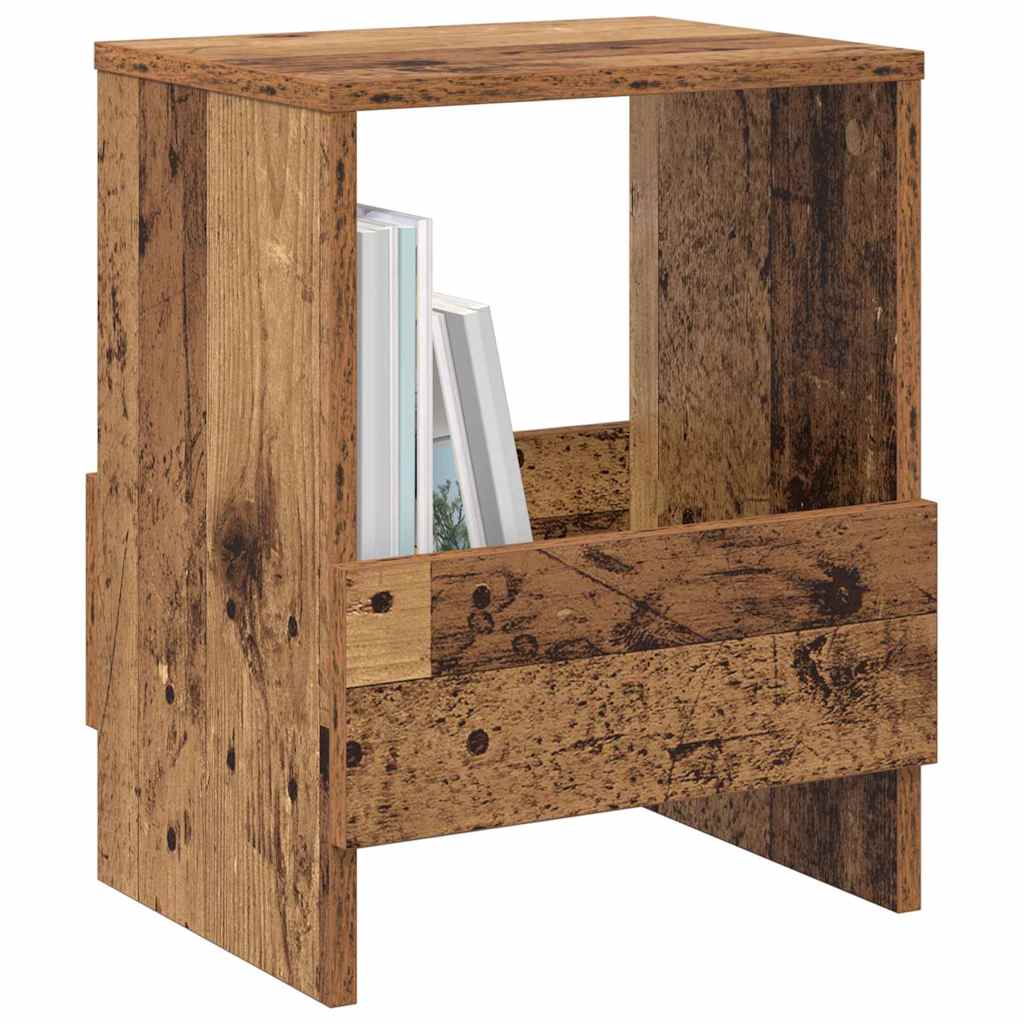 Magazinregal 2 Stk. Altholz 35 x 30 x 45 cm