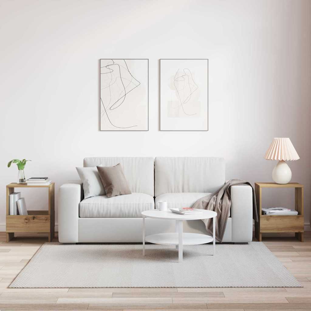 Magazinregal 2 Stk. Artisan-Eiche 35 x 30 x 45 cm