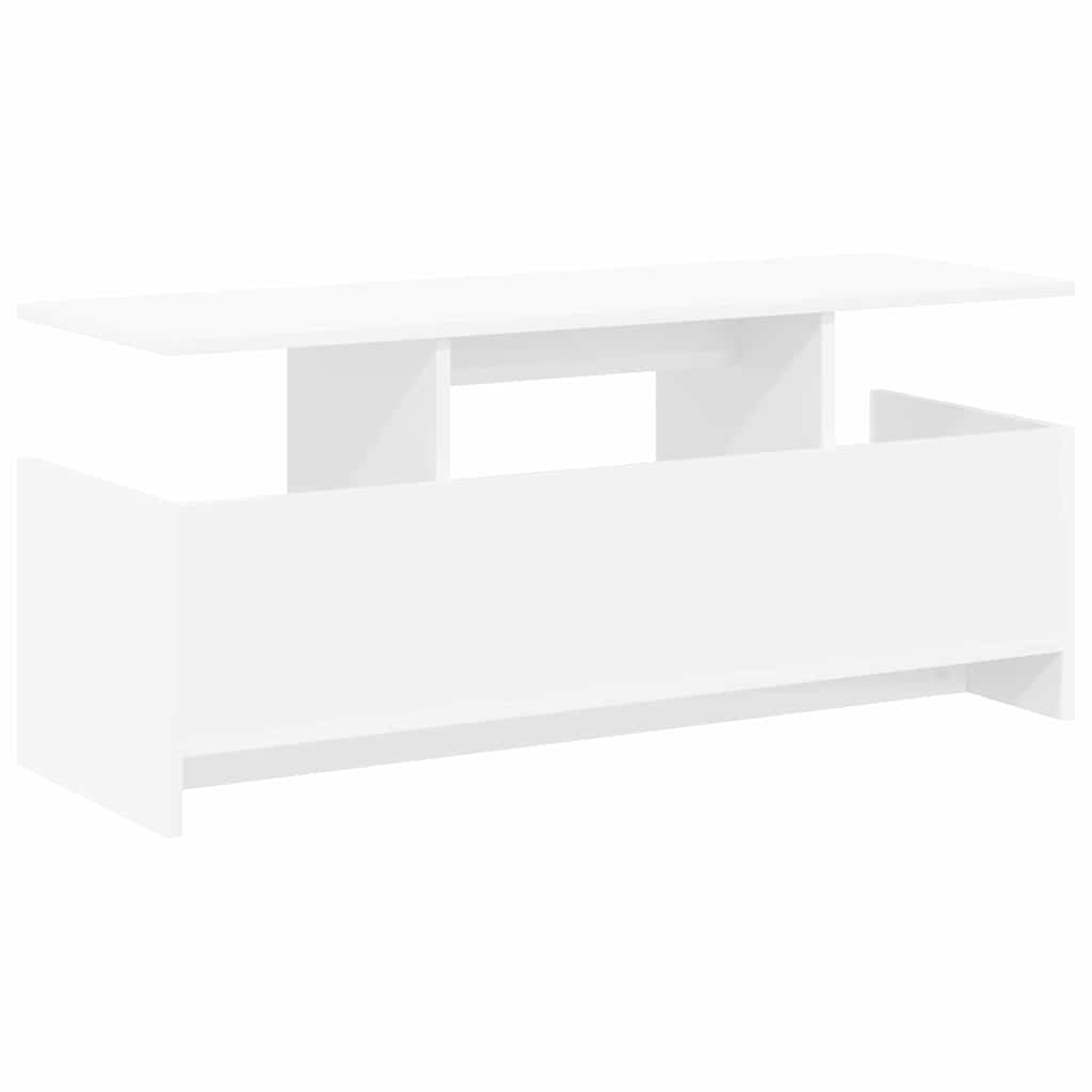 TV-Ständer 102 x 35 x 45 cm Weiß Holzwerkstoff