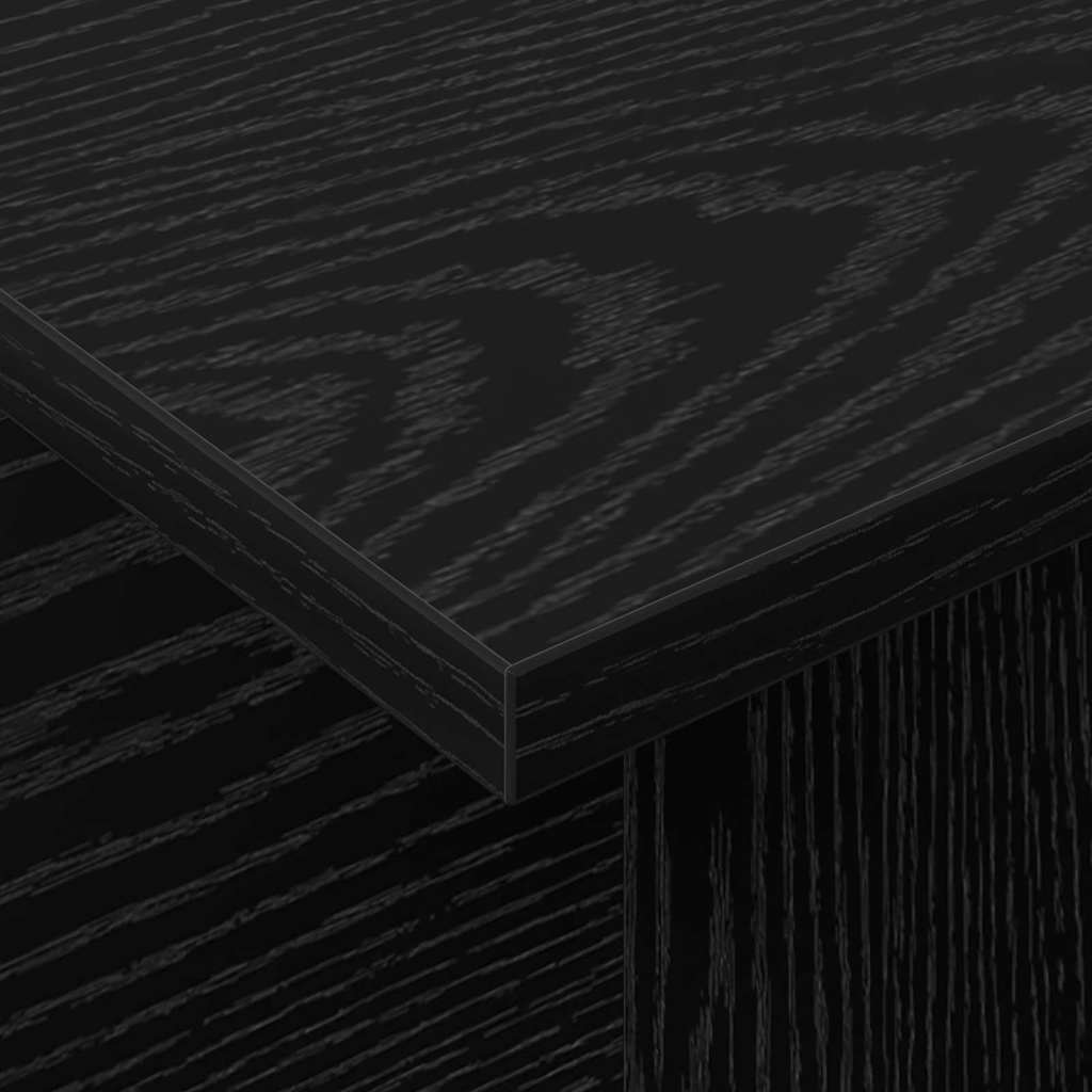 TV-Ständer 102 x 35 x 45 cm Schwarz Eichen-Optik Holzwerkstoff