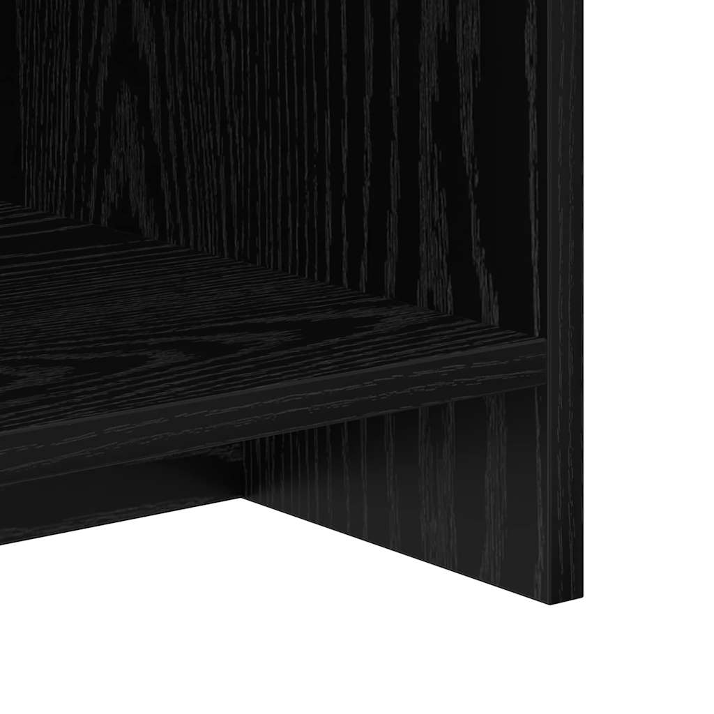 TV-Ständer 102 x 35 x 45 cm Schwarz Eichen-Optik Holzwerkstoff