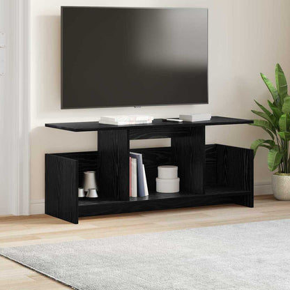 TV-Ständer 102 x 35 x 45 cm Schwarz Eichen-Optik Holzwerkstoff