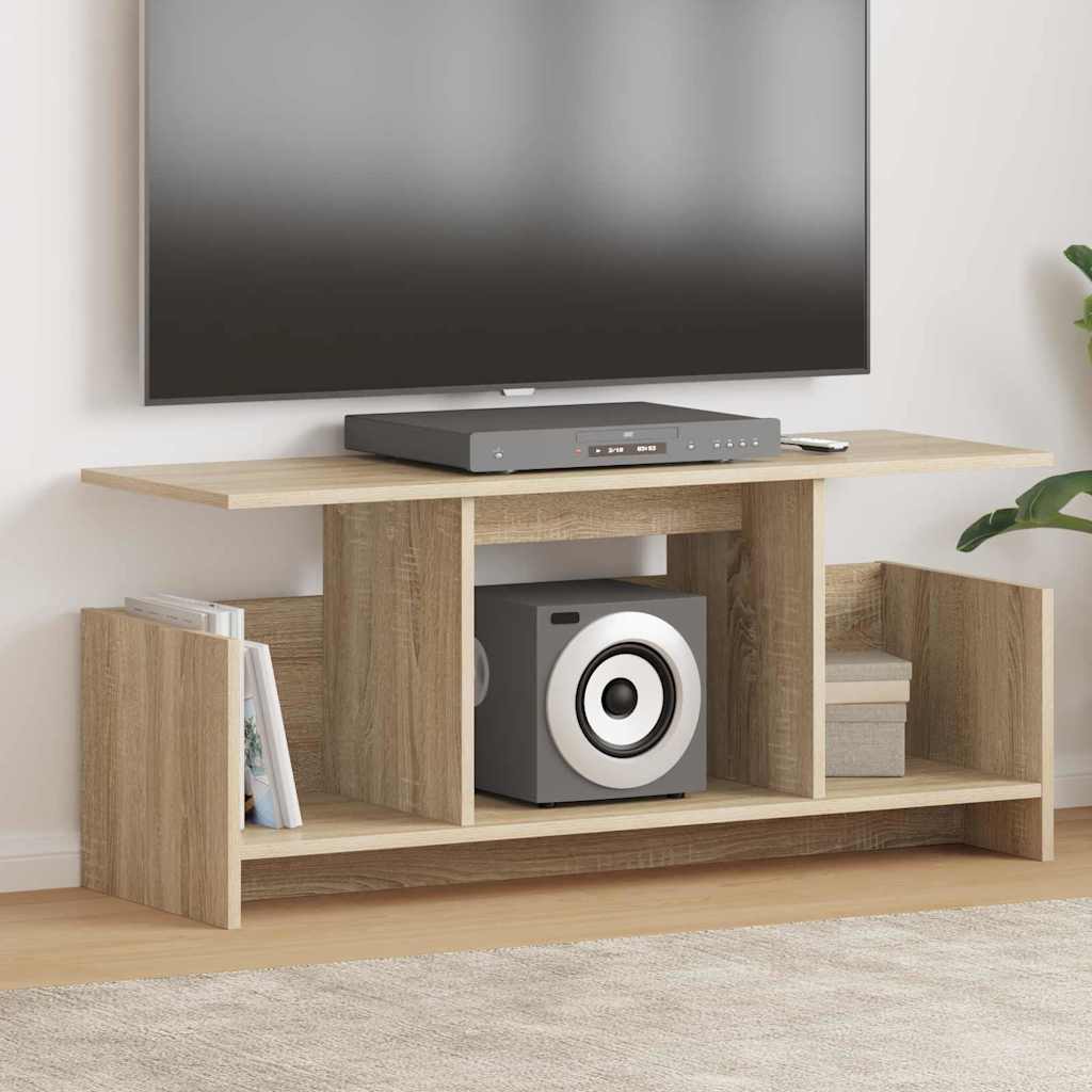 TV-Ständer 102 x 35 x 45 cm Sonoma-Eiche Holzwerkstoff
