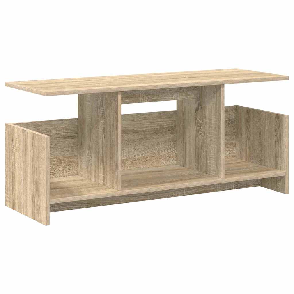 TV-Ständer 102 x 35 x 45 cm Sonoma-Eiche Holzwerkstoff