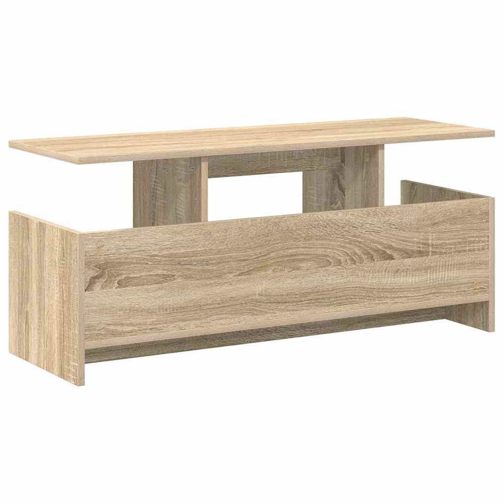 TV-Ständer 102 x 35 x 45 cm Sonoma-Eiche Holzwerkstoff