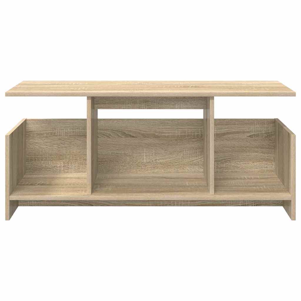 TV-Ständer 102 x 35 x 45 cm Sonoma-Eiche Holzwerkstoff