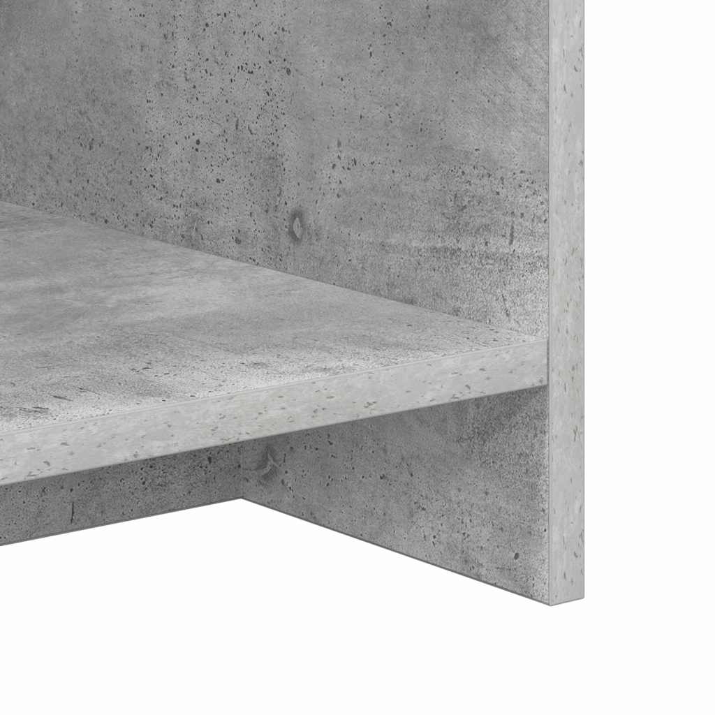 TV-Ständer 102 x 35 x 45 cm Betongrau Holzwerkstoff