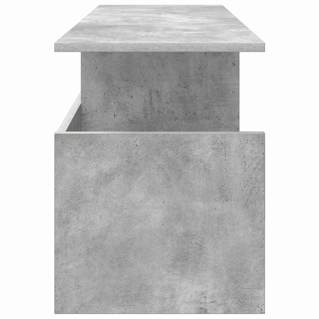 TV-Ständer 102 x 35 x 45 cm Betongrau Holzwerkstoff