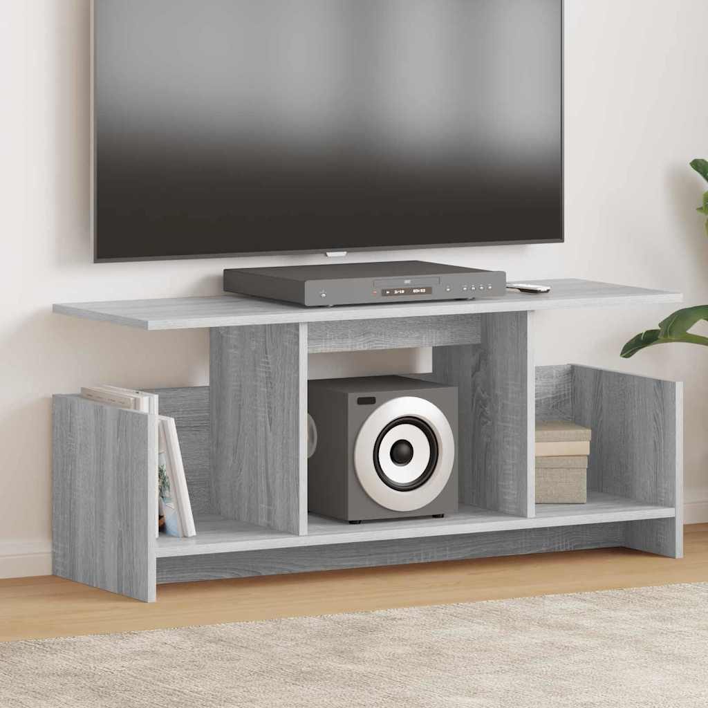 TV-Ständer 102 x 35 x 45 cm Sonoma-Grau Holzwerkstoff