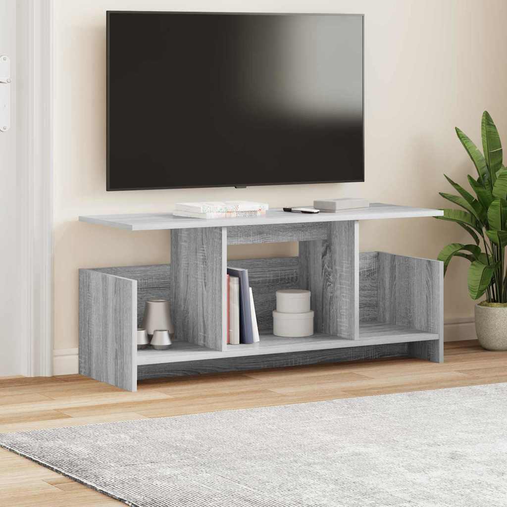 TV-Ständer 102 x 35 x 45 cm Sonoma-Grau Holzwerkstoff