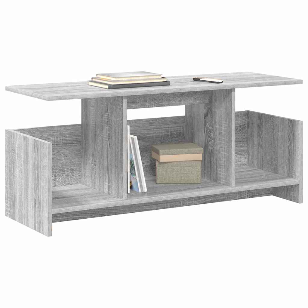 TV-Ständer 102 x 35 x 45 cm Sonoma-Grau Holzwerkstoff