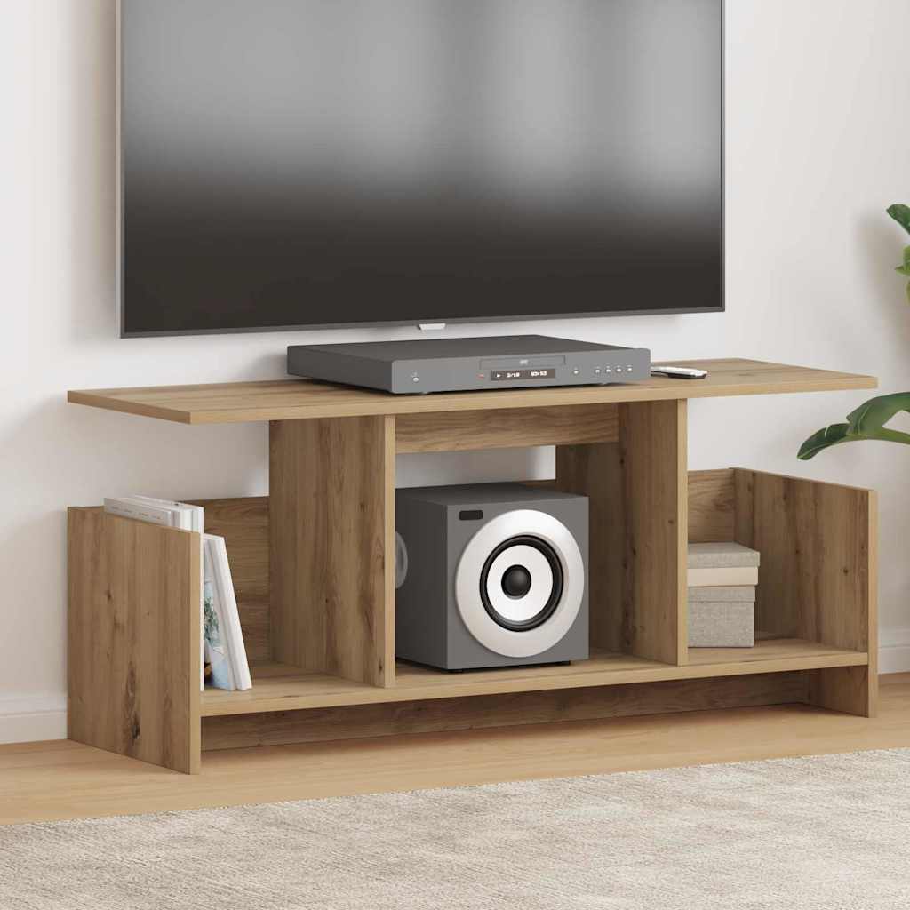 TV-Ständer 102 x 35 x 45 cm Artisan-Eiche Holzwerkstoff