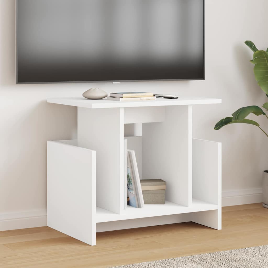 TV-Ständer 50 x 35 x 45 cm Weiß Holzwerkstoff