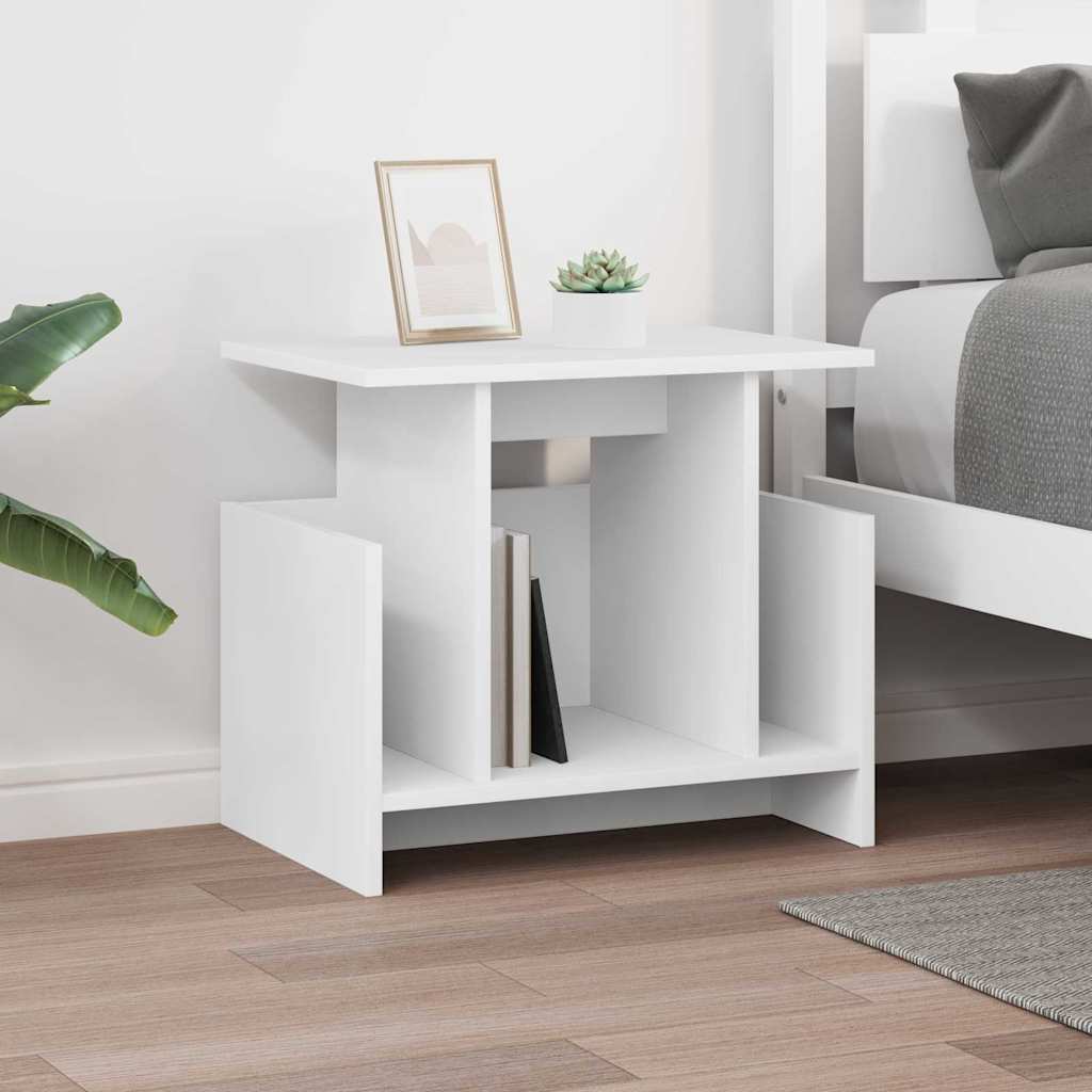 TV-Ständer 2 stk. Weiß Holzwerkstoff