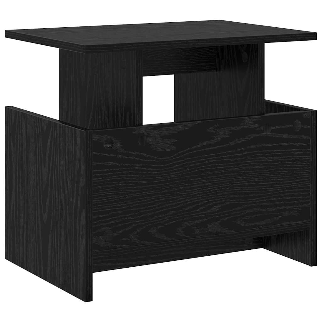 TV-Ständer 50 x 35 x 45 cm Schwarz Eichen-Optik Holzwerkstoff