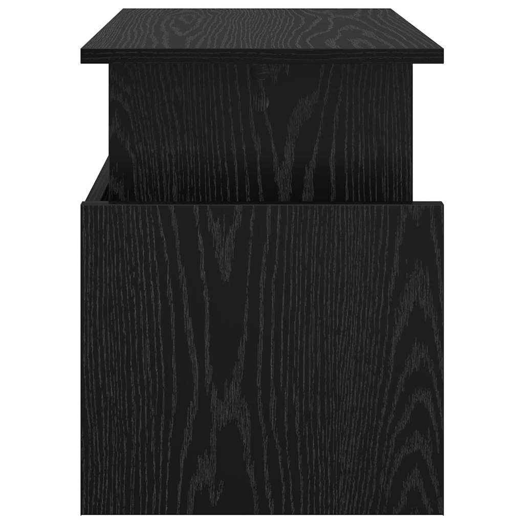 TV-Ständer 50 x 35 x 45 cm Schwarz Eichen-Optik Holzwerkstoff