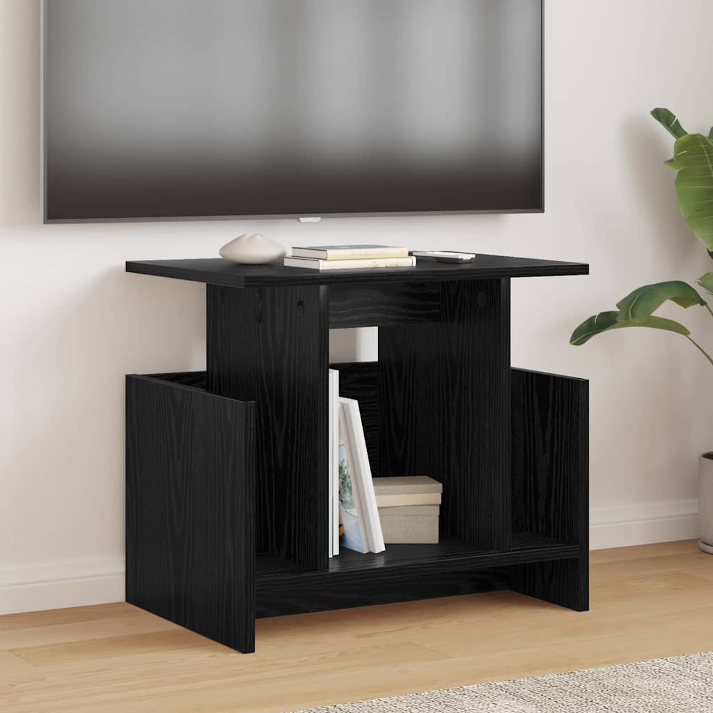 TV-Ständer 2 stk. Schwarz Eichen-Optik Holzwerkstoff