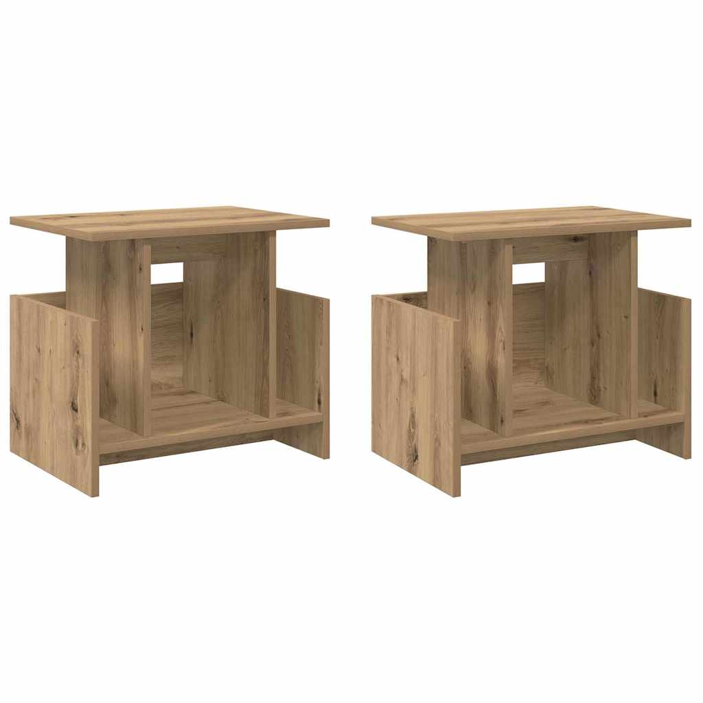TV-Ständer 2 stk. Artisan-Eiche Holzwerkstoff
