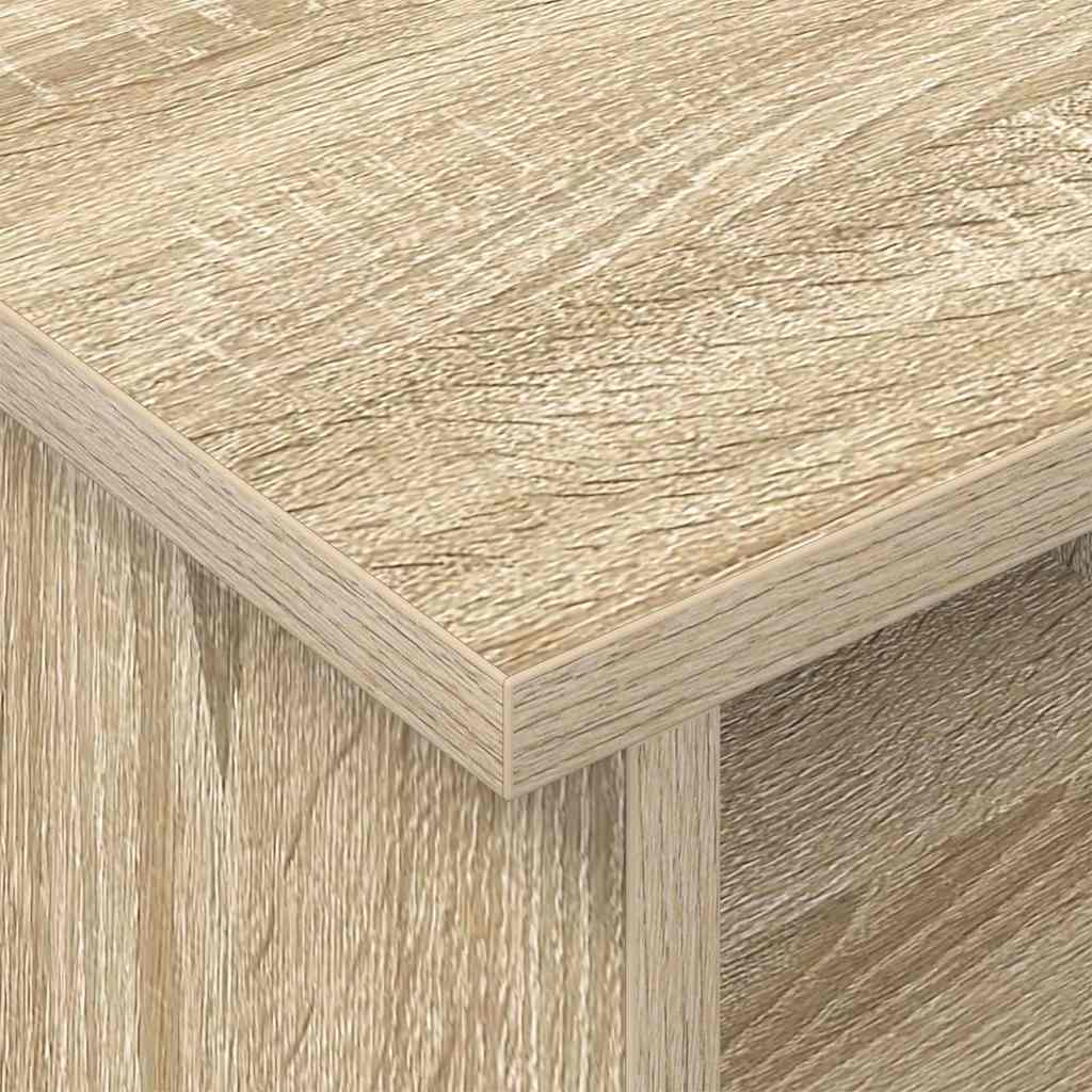 TV-Ständer 100 x 35 x 35 cm Sonoma-Eiche Holzwerkstoff