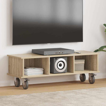 TV-Ständer 100 x 35 x 35 cm Sonoma-Eiche Holzwerkstoff