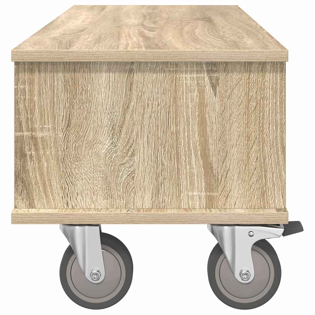 TV-Ständer 100 x 35 x 35 cm Sonoma-Eiche Holzwerkstoff