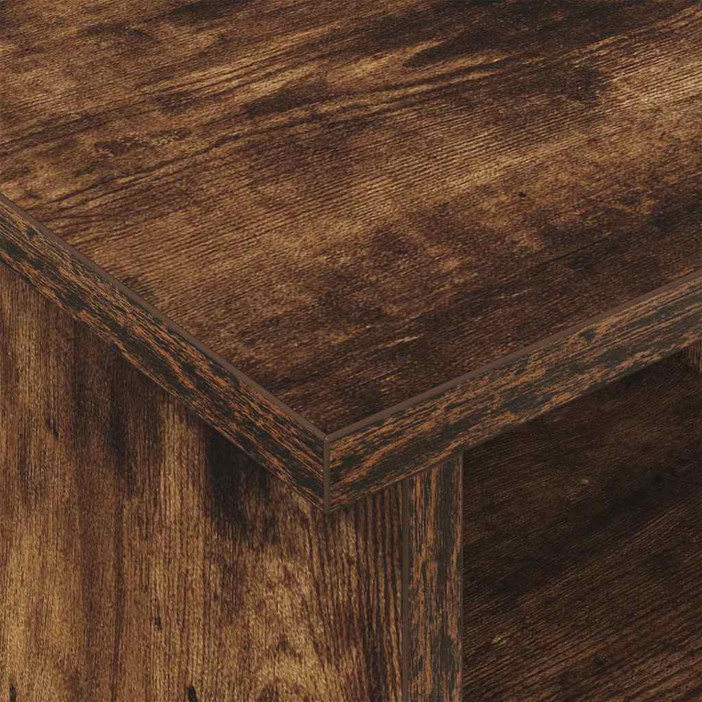 TV-Ständer 100 x 35 x 35 cm Räuchereiche Holzwerkstoff