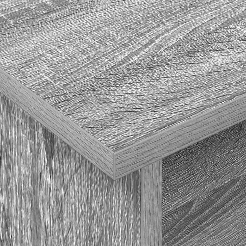 TV-Ständer 100 x 35 x 35 cm Sonoma-Grau Holzwerkstoff