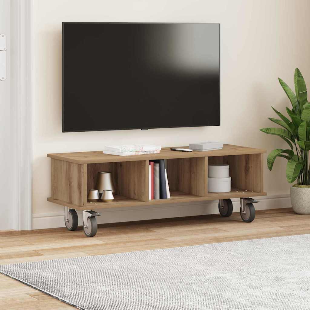 TV-Ständer 100 x 35 x 35 cm Artisan-Eiche Holzwerkstoff