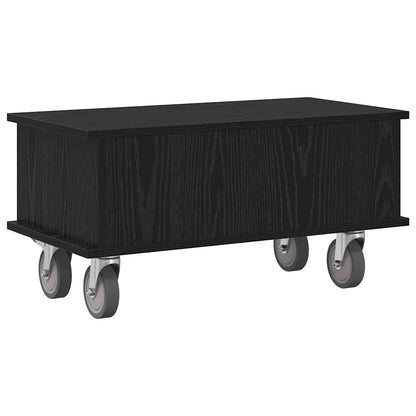 TV-Ständer 68,5 x 35 x 35 cm Schwarz Eichen-Optik Holzwerkstoff