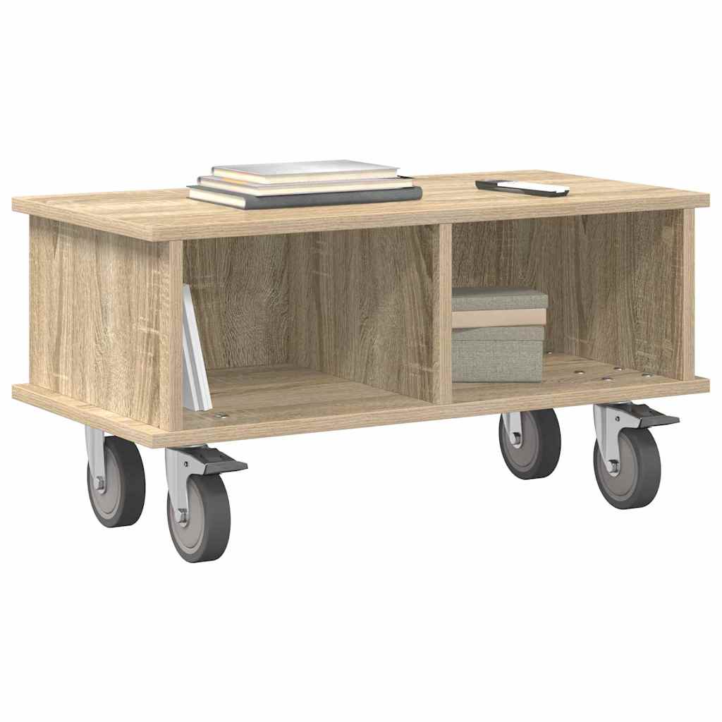 TV-Ständer 68,5 x 35 x 35 cm Sonoma-Eiche Holzwerkstoff