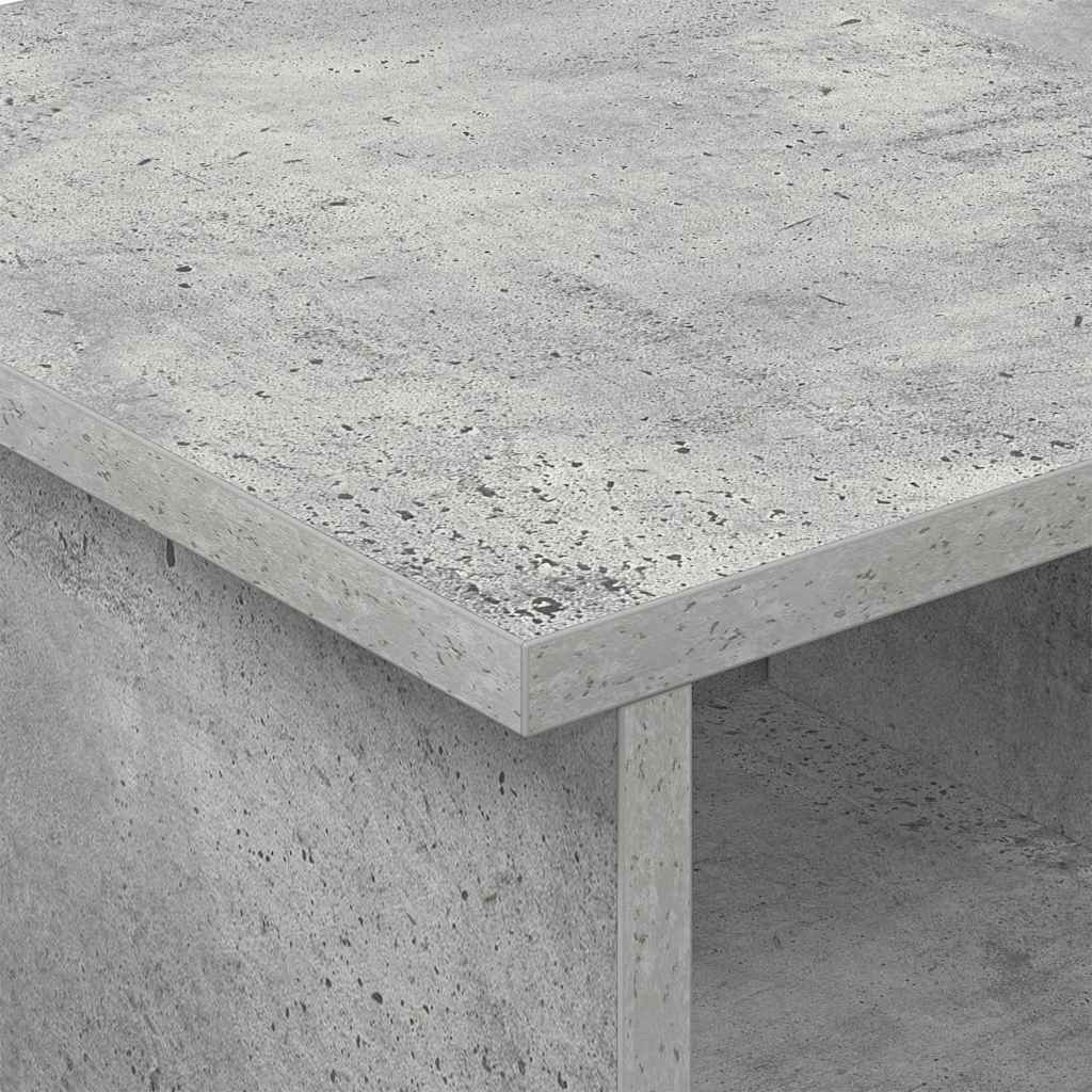 TV-Ständer 68,5 x 35 x 35 cm Betongrau Holzwerkstoff