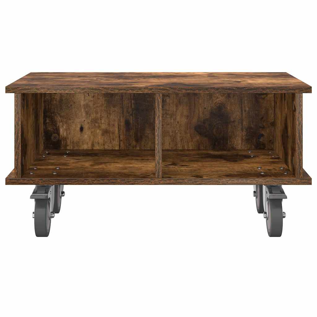 TV-Ständer 68,5 x 35 x 35 cm Räuchereiche Holzwerkstoff