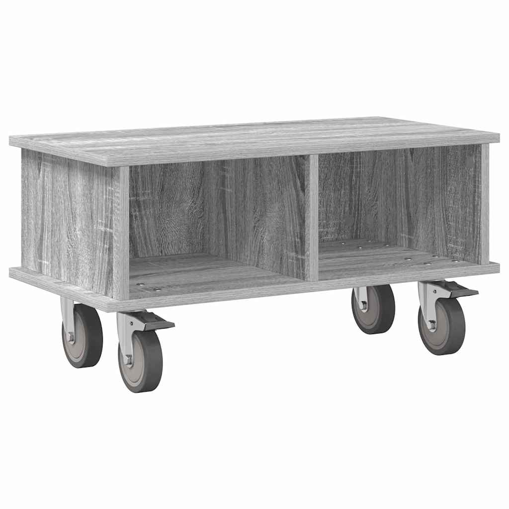 TV-Ständer 68,5 x 35 x 35 cm Sonoma-Grau Holzwerkstoff