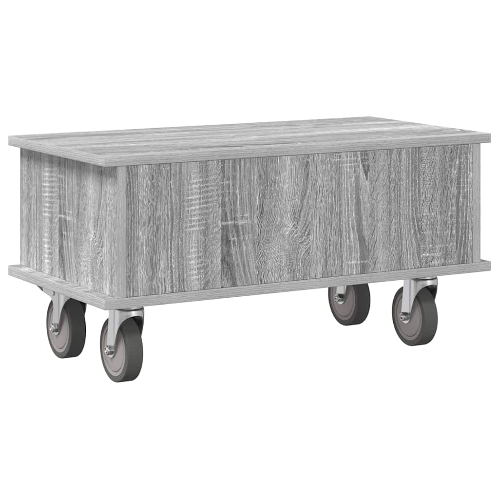TV-Ständer 68,5 x 35 x 35 cm Sonoma-Grau Holzwerkstoff