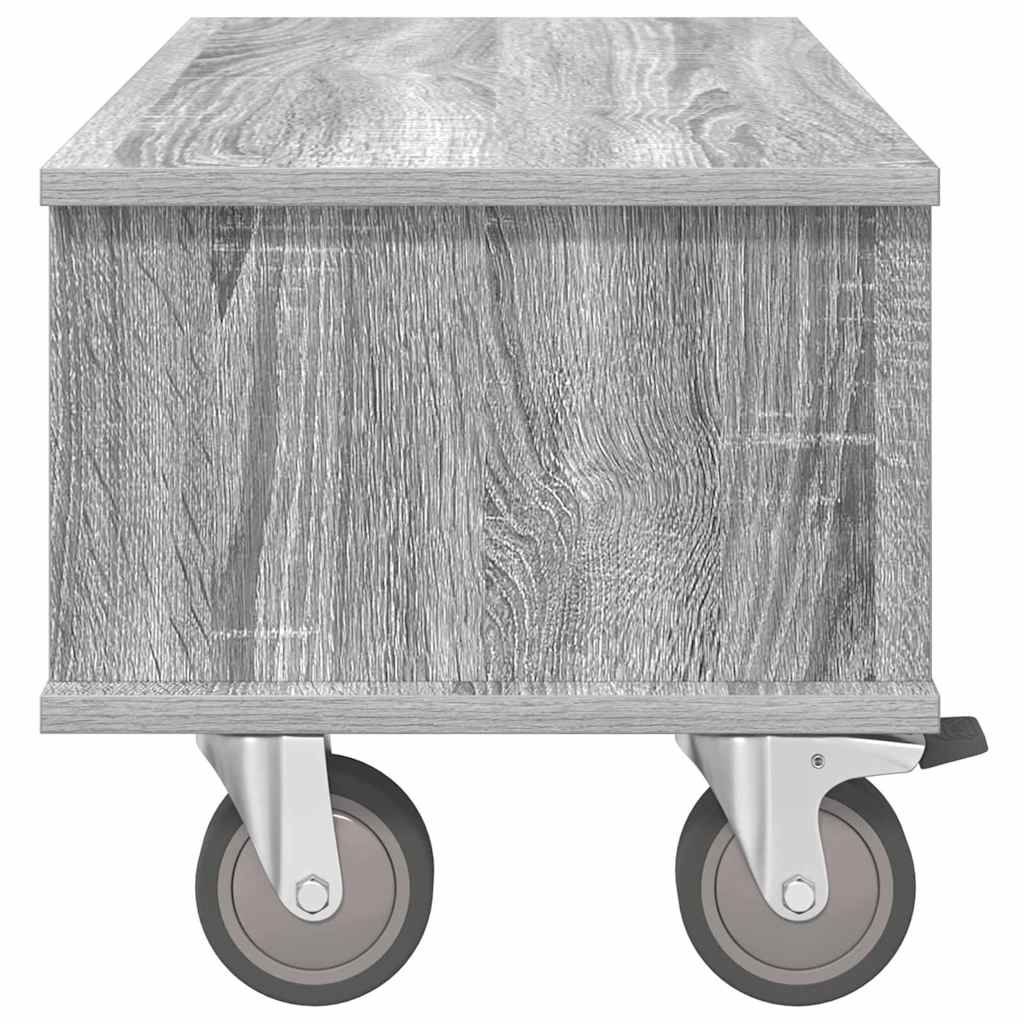 TV-Ständer 68,5 x 35 x 35 cm Sonoma-Grau Holzwerkstoff