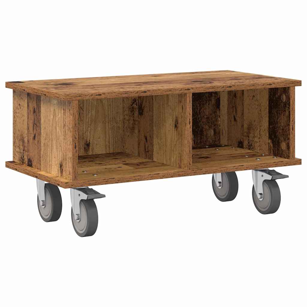 TV-Ständer 68,5 x 35 x 35 cm Altholz Holzwerkstoff