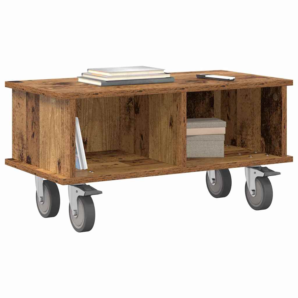 TV-Ständer 68,5 x 35 x 35 cm Altholz Holzwerkstoff