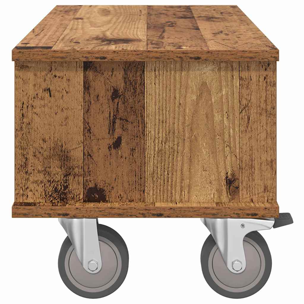 TV-Ständer 68,5 x 35 x 35 cm Altholz Holzwerkstoff