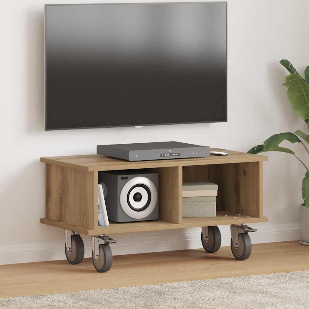TV-Ständer 68,5 x 35 x 35 cm Artisan-Eiche Holzwerkstoff