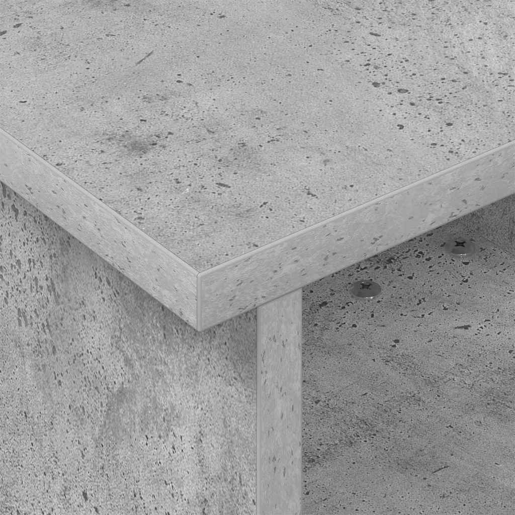 TV-Ständer 37 x 35 x 35 cm Betongrau Holzwerkstoff