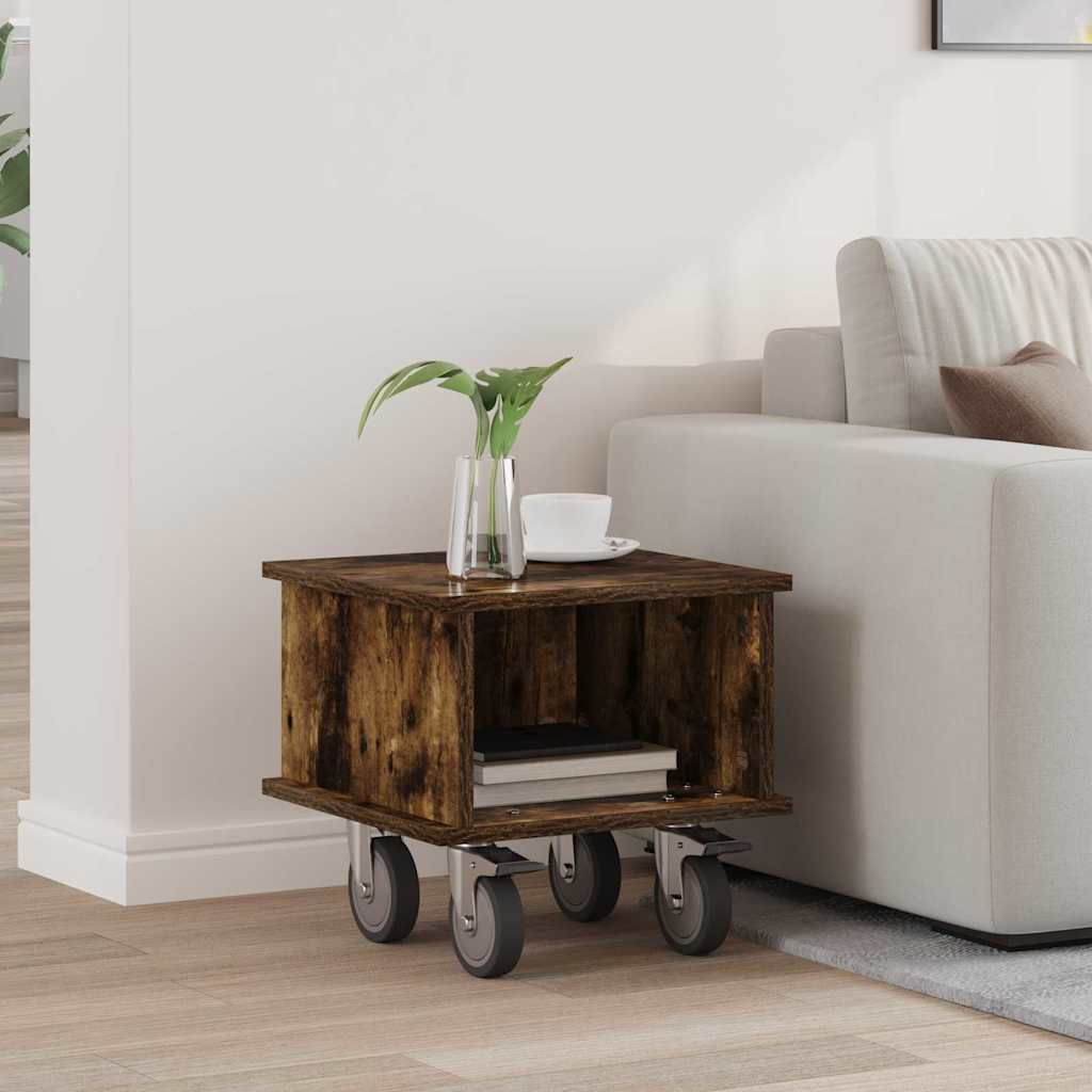 TV-Ständer 37 x 35 x 35 cm Räuchereiche Holzwerkstoff