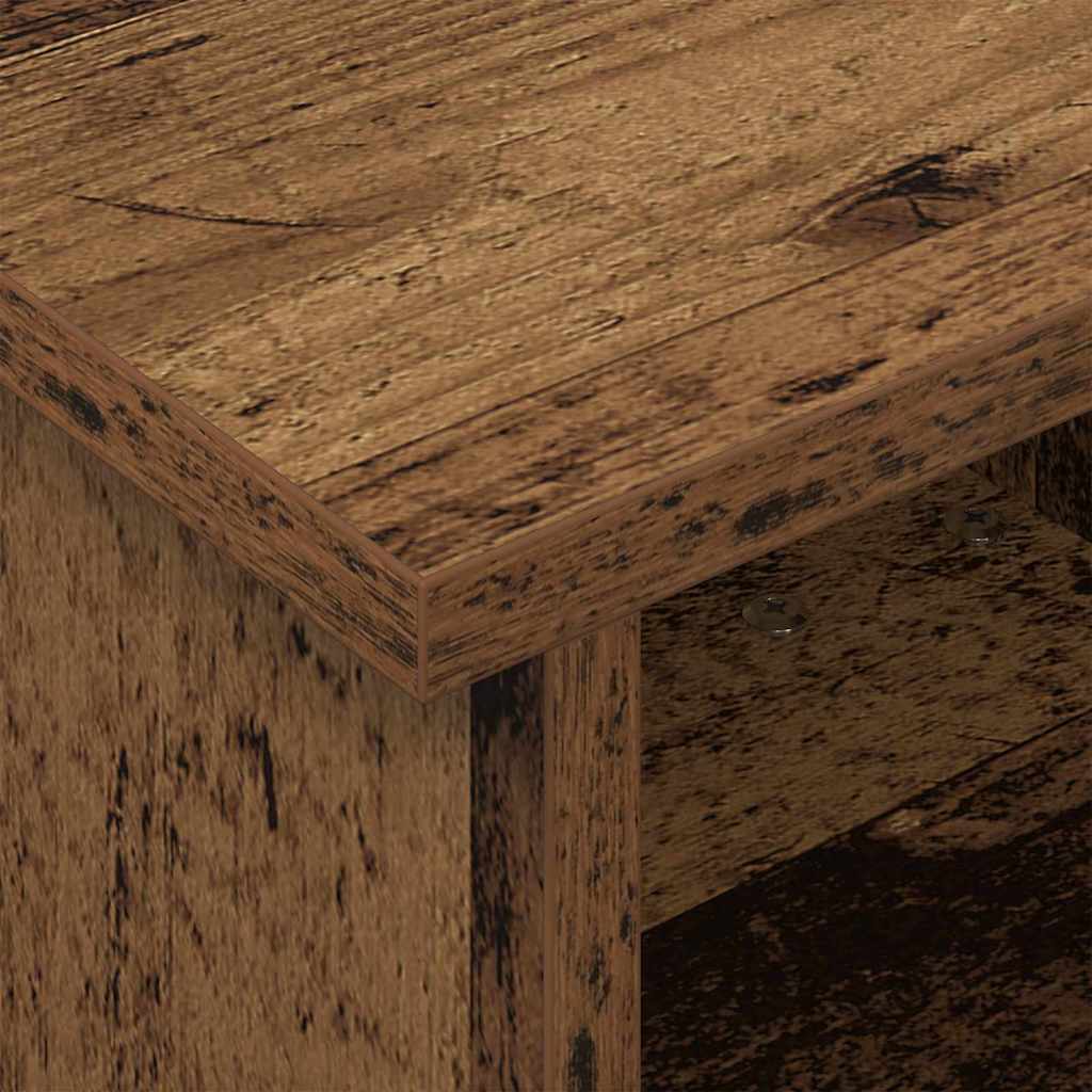 TV-Ständer 37 x 35 x 35 cm Altholz Holzwerkstoff