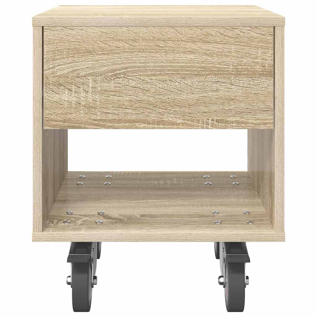 Nachttisch 2 stk. Sonoma-Eiche 40,5 x 40 x 48 cm Holzwerkstoff