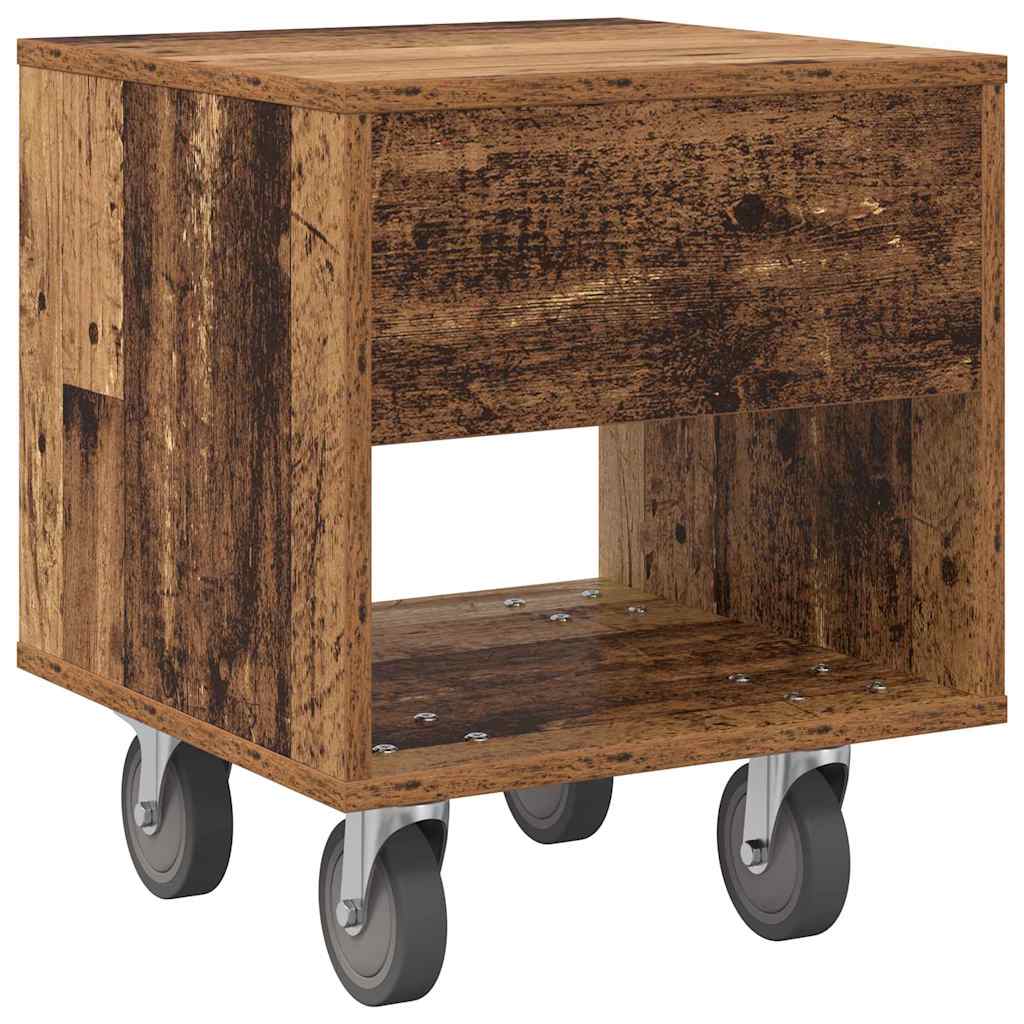 Nachttisch 2 stk. Altholz 40,5 x 40 x 48 cm Holzwerkstoff