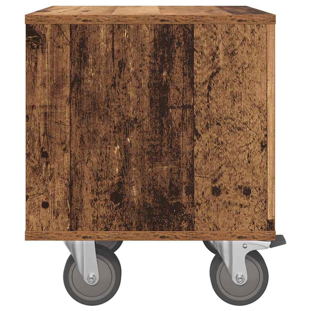 Nachttisch 2 stk. Altholz 40,5 x 40 x 48 cm Holzwerkstoff