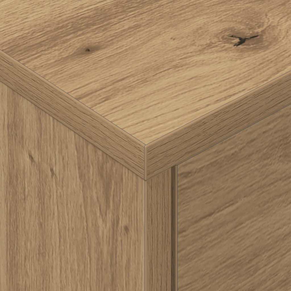 Nachttisch 2 stk. Artisan-Eiche 40,5 x 40 x 48 cm Holzwerkstoff