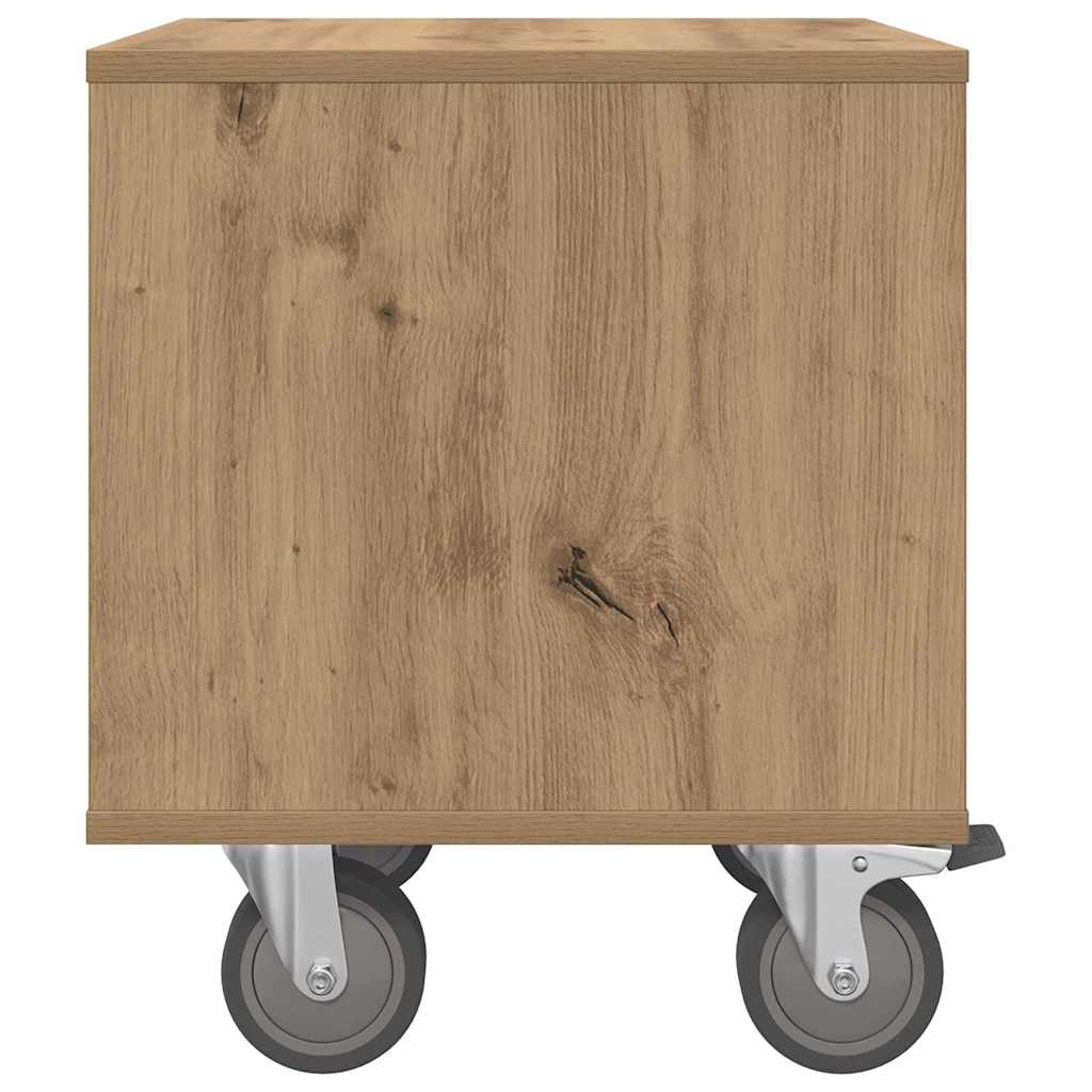 Nachttisch 2 stk. Artisan-Eiche 40,5 x 40 x 48 cm Holzwerkstoff
